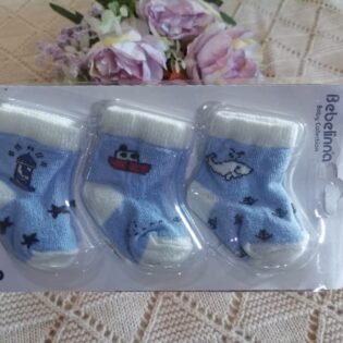 Chaussette-bebe-lot-de-3-en-coton-Bebelinna-2 confortable chaussette bebe lot de 3 en coton-Bebelinna