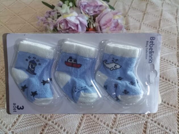Chaussette-bebe-lot-de-3-en-coton-Bebelinna-2 confortable chaussette bebe lot de 3 en coton-Bebelinna