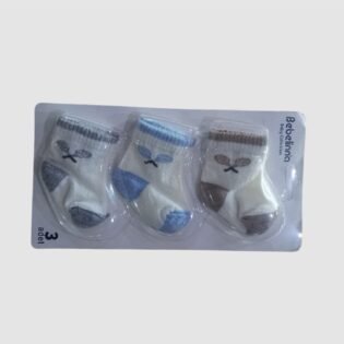 Chaussette-bebe-lot-de-3-en-coton-Bebelinna-4 Profil 2 chaussette bebe lot de 3 en coton