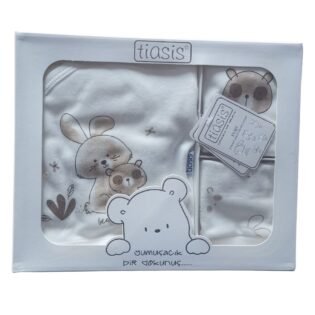 statut 2 coffret de vêtements bébé tiasis beige