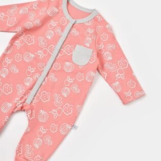 2 statut grenouillère biorganic bibaby rose