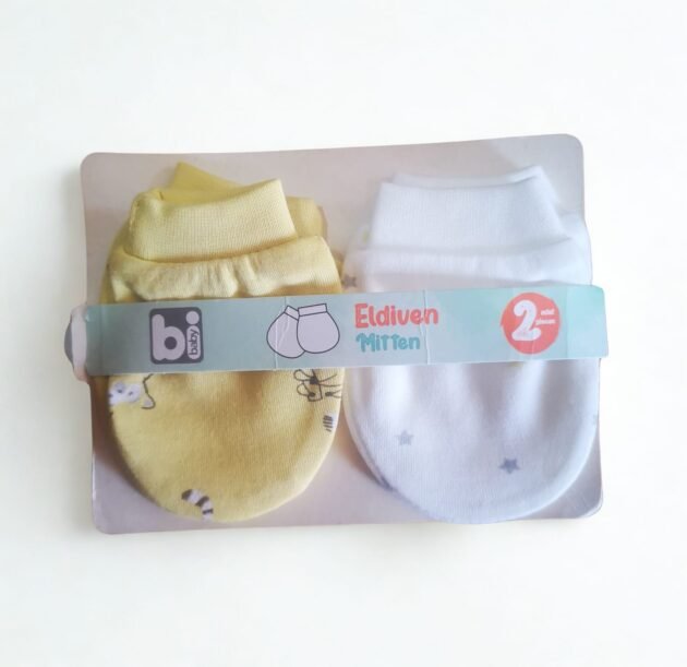 joli moufles en coton biorganic