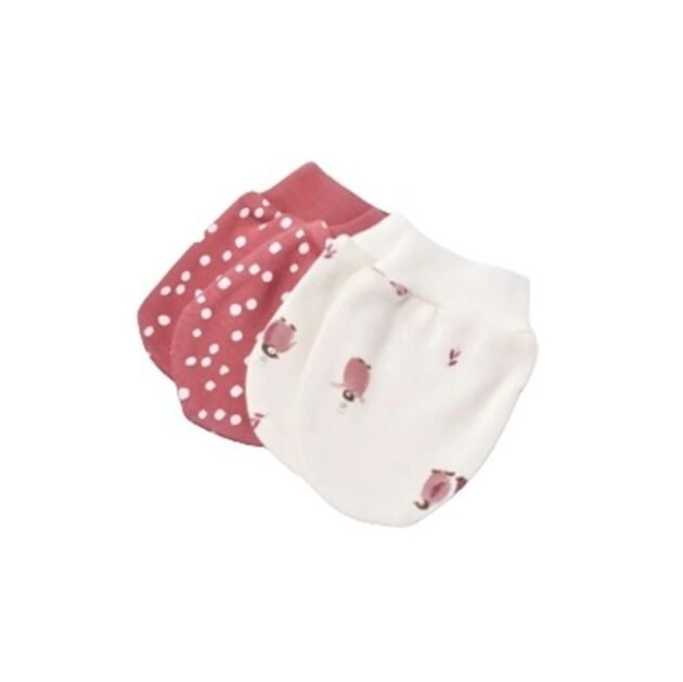 statut moufles bébé en coton bio biorganic