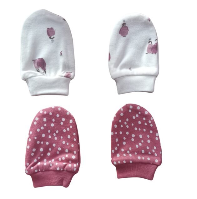 joli moufles en coton bio bordeaux biorganic