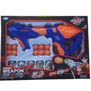 statut pistolet à pompe avec cible