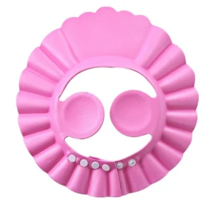 Visiere-de-bain-pour-bebe-Bebekevi-rose1 confortable visière de bain
