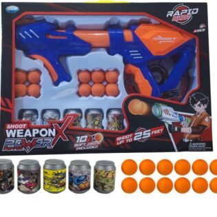 shoot power pistolet à pompe avec cible