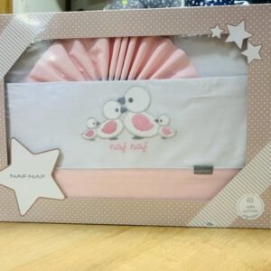 parure lit motif canard - Naf Naf rose
