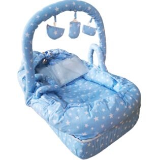hello baby couffin confortable bleu
