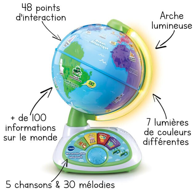 statut vtech mon premier globe lumi touch