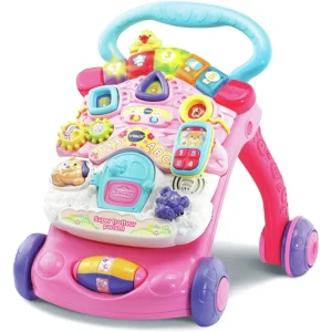 super trotteur 2 en 1 rose vtech