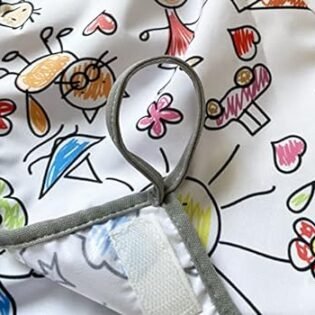 velcro tablier à manches longues