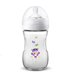 biberon-naturel-hippo-260-ml-avent-1 profil biberon hippopotame 260 ml