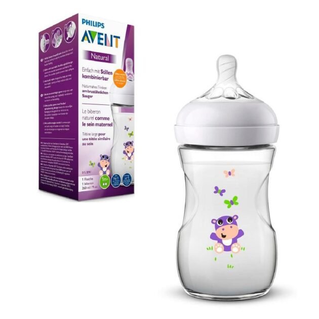 biberon-naturel-hippo-260-ml-avent-3 avent biberon hippopotame 260 ml pratique