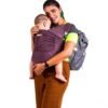 écharpe de portage physiologique mauve – bebemam maroc Écharpe de portage physiologique - BebeMam