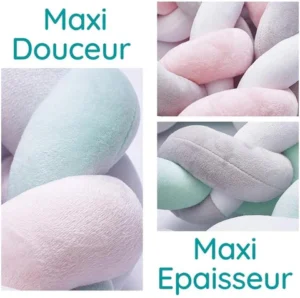 tour-de-lit-3m-bebemam-1 tour de lit tressé 3m maxi douceur et épaisseur