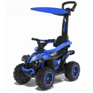 statut véhicule tout terrain pour enfant bleu