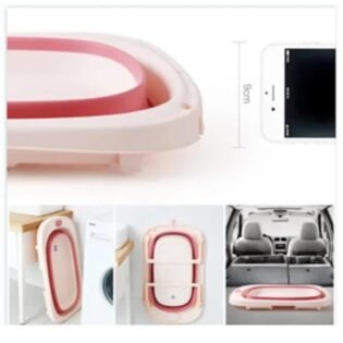 Baignoire-pliable-avec-coussin-de-bain-flottant baignoire pliable avec coussin de bain sûr et pratique