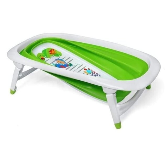 baignoire pliable cici love vert anti dérapant