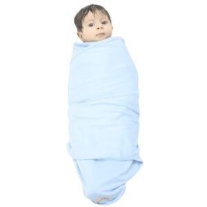 Couverture-d-emmaillotage-BebeMam-bleu couverture d'emmaillotage bleu