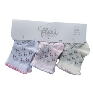 Pack-de-3-paires de-chaussette-bebe-Flexi-5 statut pack de 3 pairs de chaussette flexi