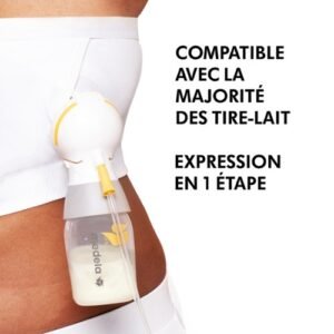 bustier-easy-expression-medela-blanc-4 statut bustier d'expression hand-free