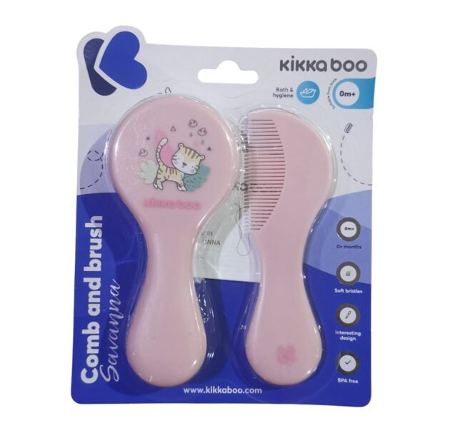 brosse-et-peigne-savanna-kikkaboo-pink profil brosse et peigne savanna kikkaboo