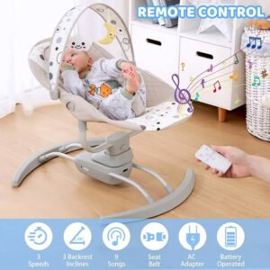 Balançoire-electrique-pour-bebe-Popypapa balancelle électrique popypapa apaisante