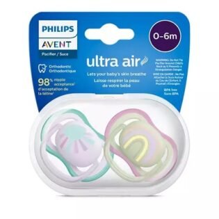 Avent-lot-de-2-sucettes-0-6m-ultra-air-26 statut lot de 2 sucettes ultra air scf085/59 avent
