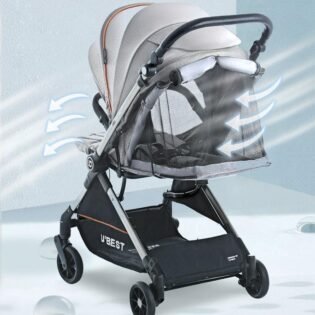 poussette-reversible-compacte-ubest-64 aération poussette ubest noire