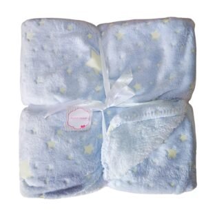 couverture fluorescente naf naf bleu