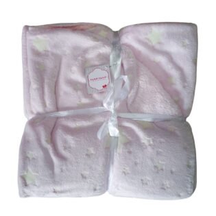 statut couverture fluorescente 110 x 140 cm rose