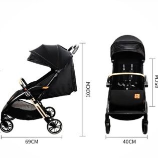 Poussette-valise-de-luxe-Baobaohao-1 dimensions poussette de luxe baobaohoa