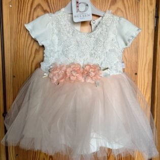 Robe-princesse-pour-bebe-saumon-Bulsen jolie robe princesse bulsen