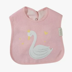 bavoir-imperméable-bibaby-rose confortable bavoir imperméable bibaby rose