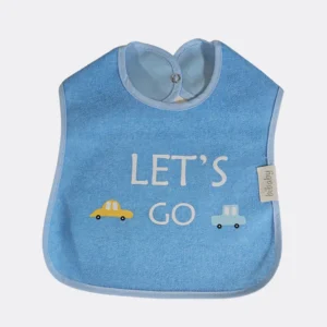 bavoir-imperméable-bibaby-voiture-bleu confortable bavoir imperméable voiture bleu