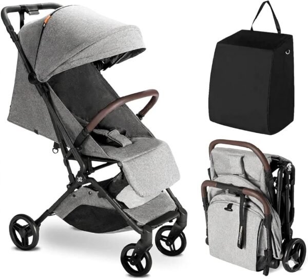 poussette valise en fibre de carbone ultra légere gris - lanxue maroc poussette valise robuste et légère - lanxue maroc