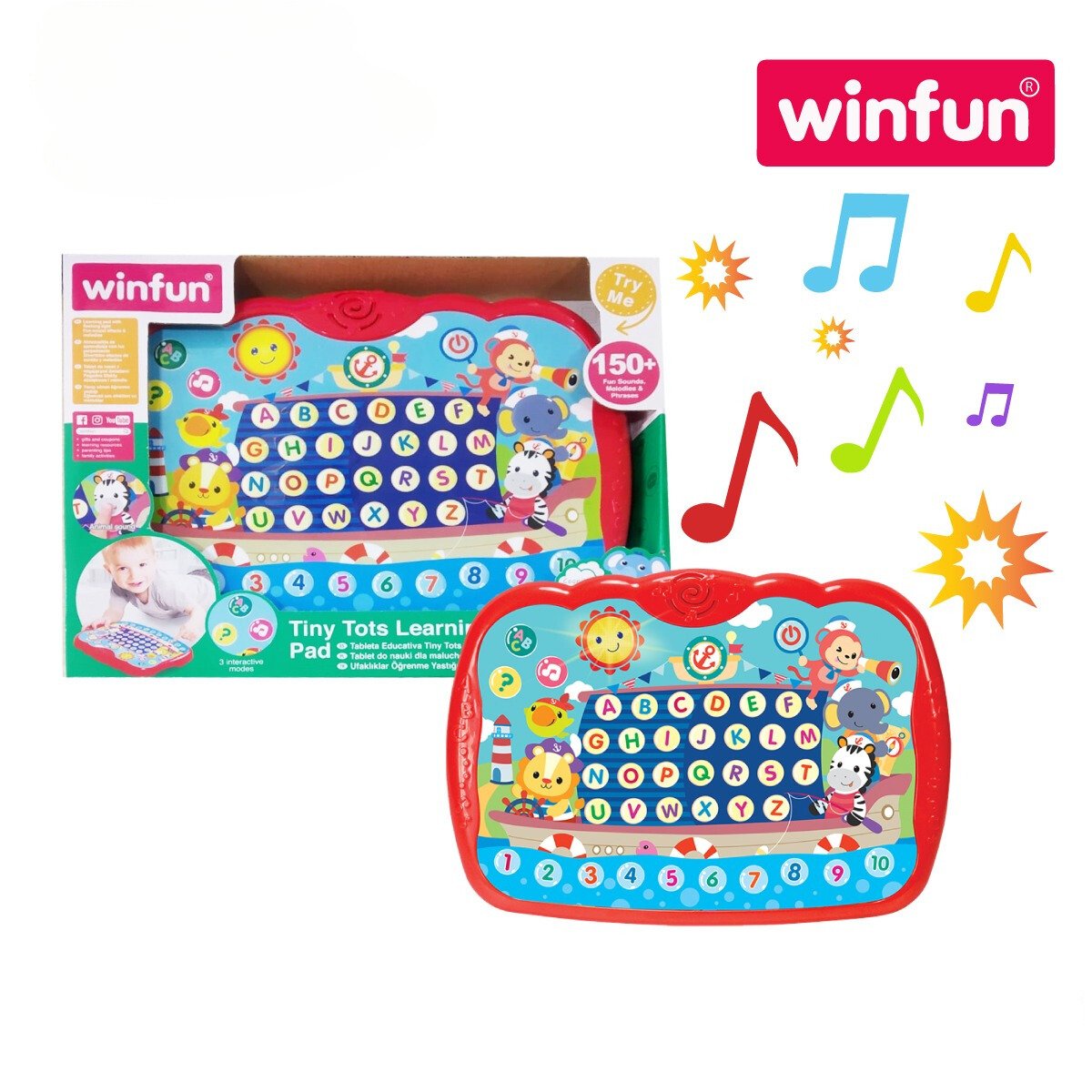 emballage tablette éducative winfun