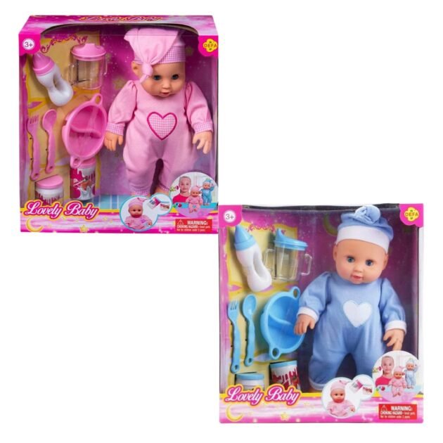 Poupee-bebe-avec-accessoires-d-alimentation-Defa-1 profil poup&e avec accessoires alimentation