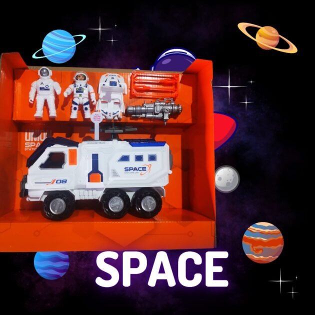 space craft camion avec musique et lumière