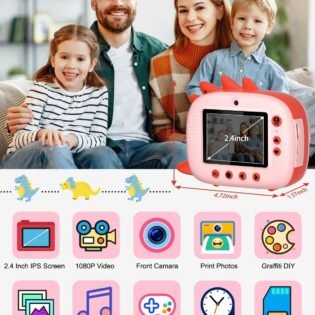apparel numérique print dinosaure pink