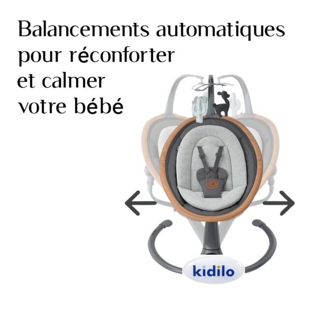 Balancelle-electrique-multifonction-Kidilo-1 détection de mouvement balancelle électrique kidilo
