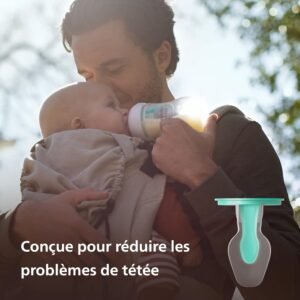 Biberon-reponse-naturelle-Airfree-260ml-Avent-4 pratique biberon réponse naturelle 260ml avent