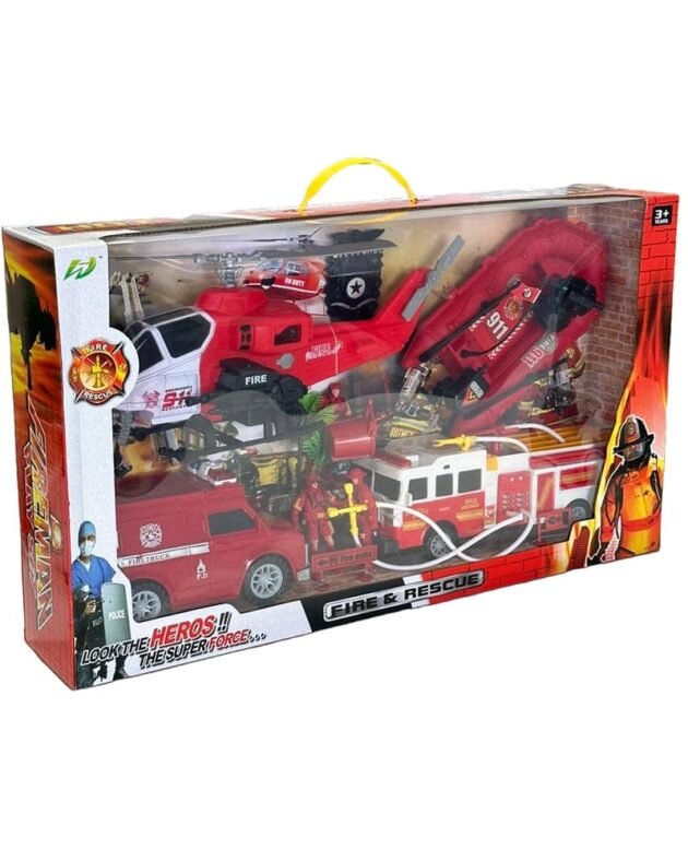emballage coffret de véhicules de secours