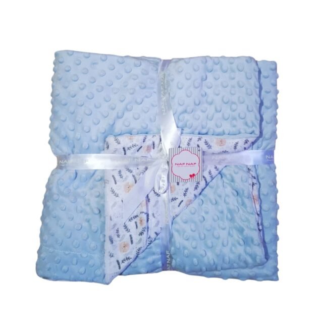 Couverture-bulle-imprimee-Fox-140x110cm-bleu-11 statut 2 couverture imprimée fox naf naf bleu 1