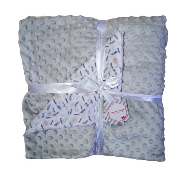 Couverture-bulle-imprimee-Fox-140x110cm-gris-1 confortable couverture imprimée fox naf naf