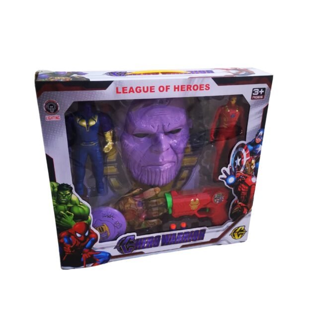 coffret pistolet et masque thanos avengers