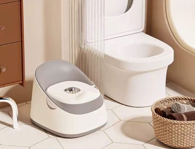 pratique pot de toilette deluxe blanc