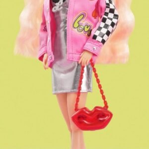 sac poupée barbie avec bulldog