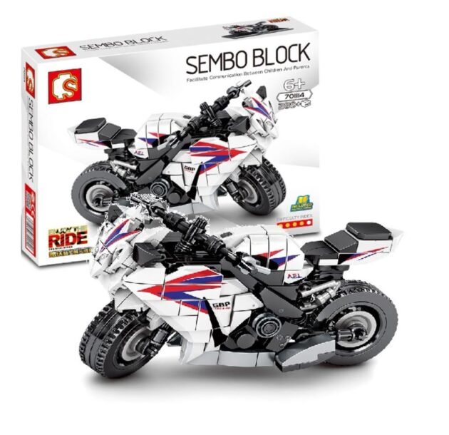 statut set de construction moto sembo blanc